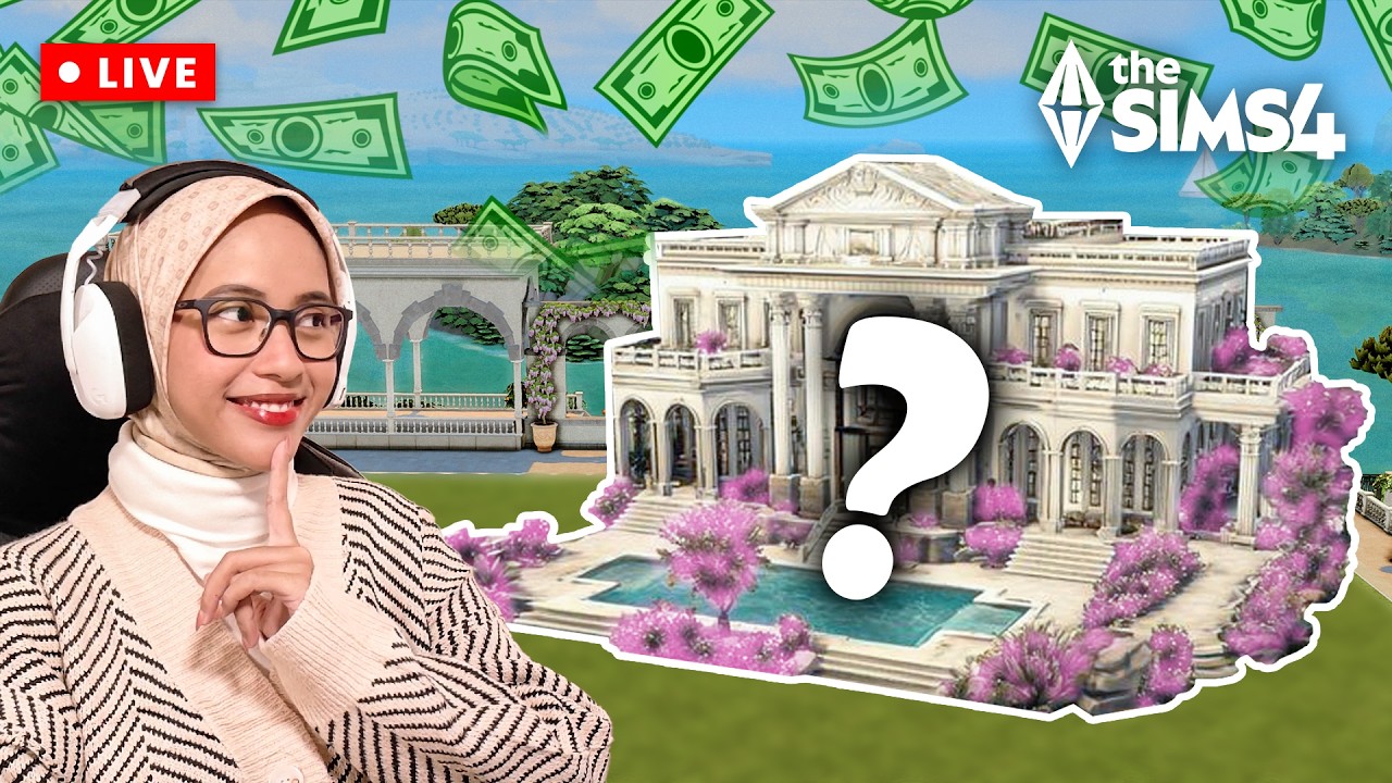 Bangun ISTANA MEWAH Buat PRINCESS di The Sims 4! 🌸👑 #mediashareon