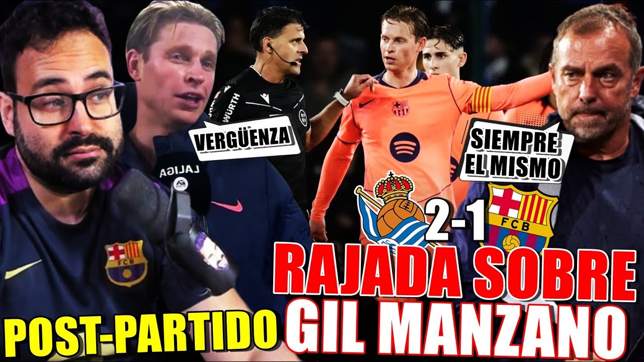 💥RAJADA de FLICK y DE JONG sobre GIL MANZANO 