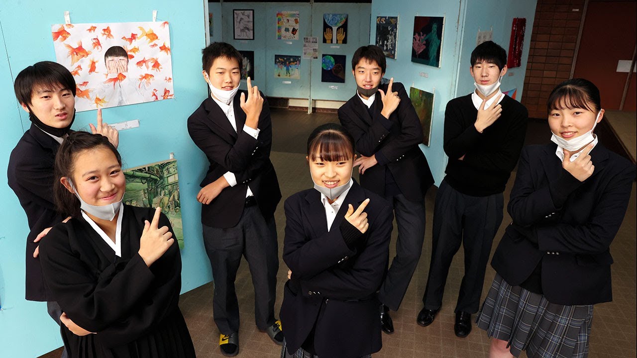 「等身大のキャンバス」東京朝鮮中級学校美術部