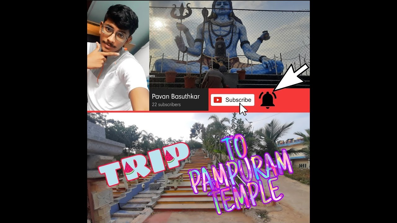 PAMPURAM TEMPLE||TOURISM||PAVAN BASUTHKAR||#pampuram#trending #temple #telugu #telanganatemples