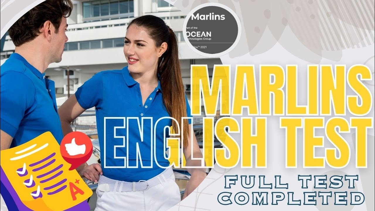 Marlins English Test for Cruise Ship Jobs | Practice & Tips to Pass in 2025 | Full Test 99% Score