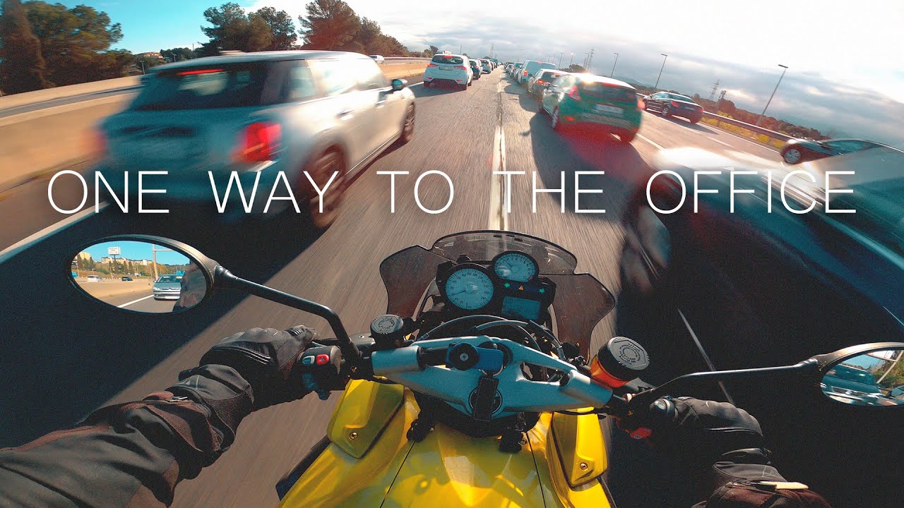 🚗🔥BARCELONA TRAFFIC JAM [MOTO ASMR]