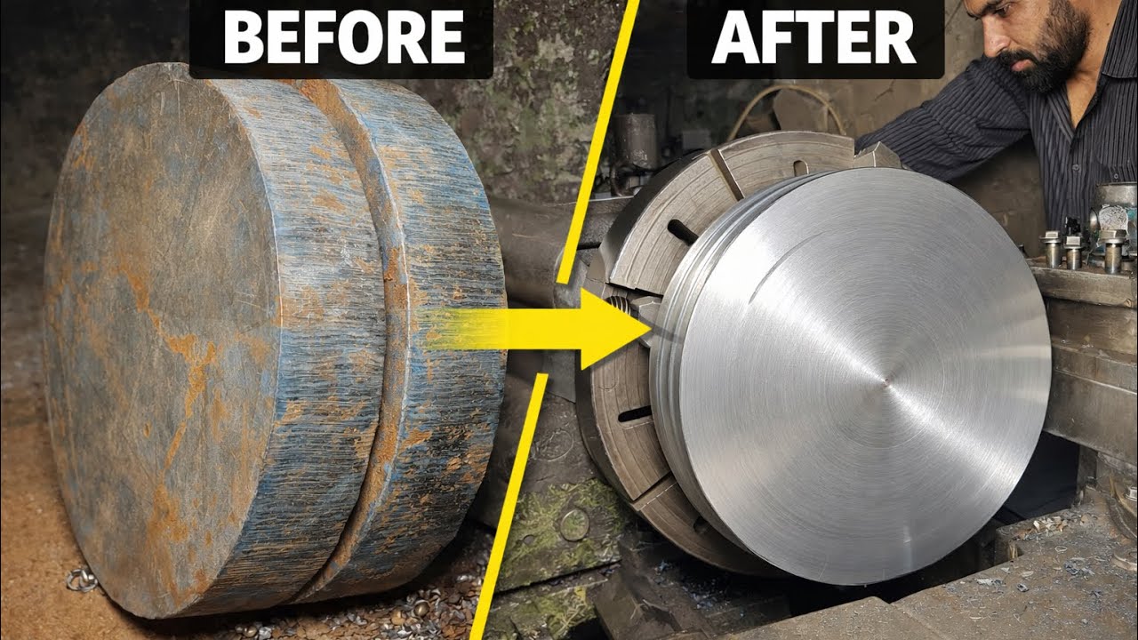 Before & After Metal Plate Transformation | CNC Precision at Work!”