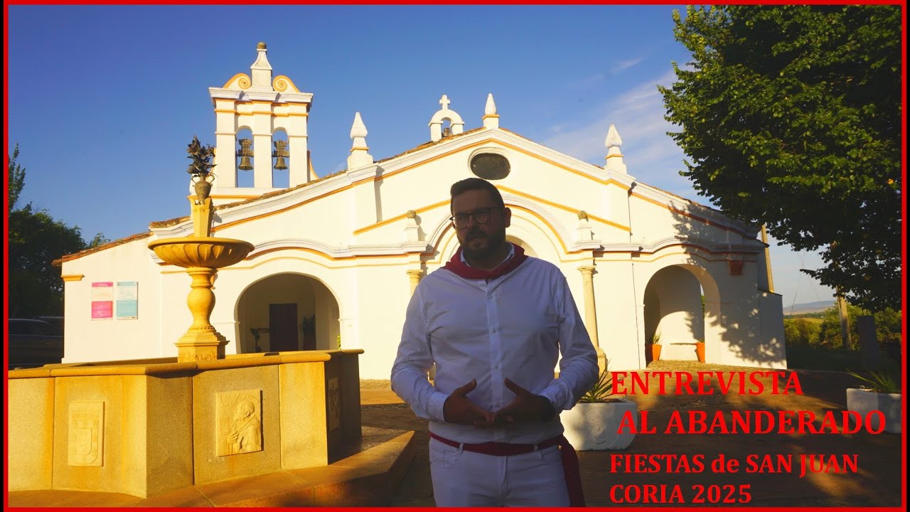 Martín Franco Ruiz, Abanderado de las Fiestas de San Juan Coria 2025.