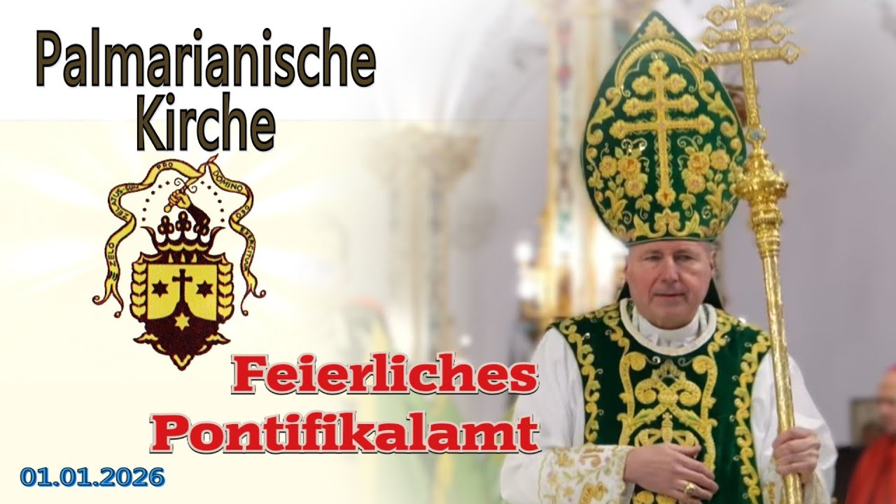 Feierliches Pontifikalamt mit seiner Heiligkeit Papst Petrus III