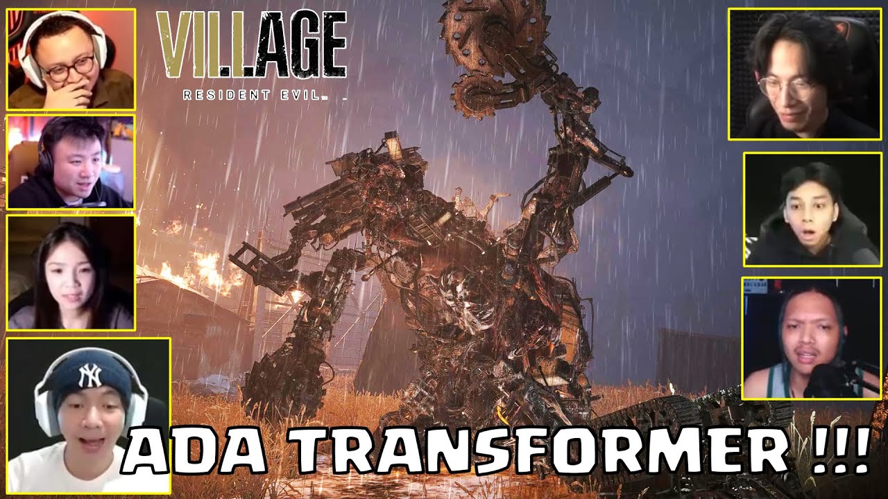 Reaksi Gamer KAGUM Ketika melihat TRANSFORMER HEISENBERG - Resident Evil 8 Village Indonesia