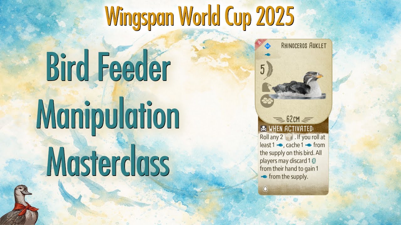 Bird Feeder Manipulation Masterclass - Wingspan World Cup 2025 - Regional Stage vs Sim17
