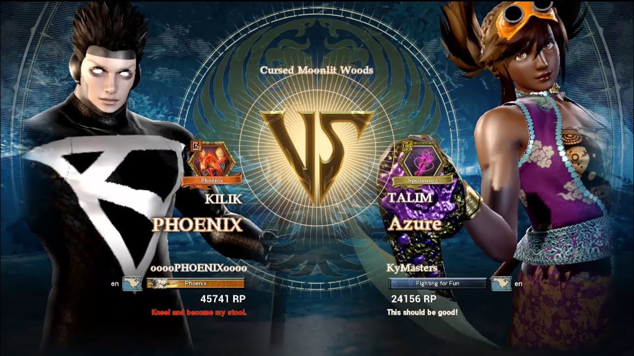 Soul Calibur VI Ranked Match - ooooPHOENIXoooo vs. (KyMaster's)