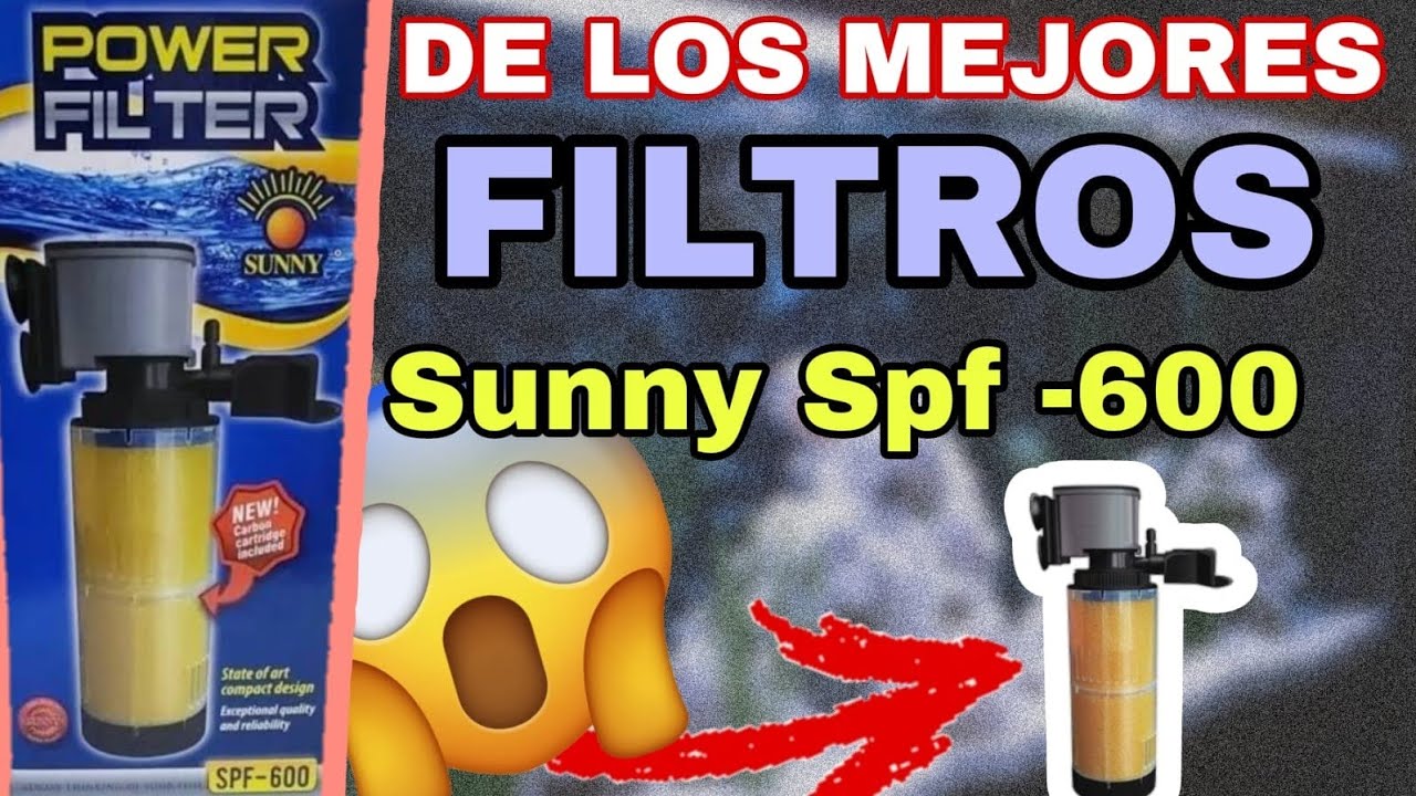 Filtro Sunny SPF 600 Para El Criadero De Guppys
