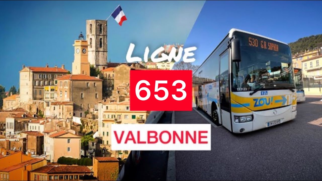 Zou ! • Ligne 653 • Grasse ➜ Valbonne ➜ Sophia-Antipolis.