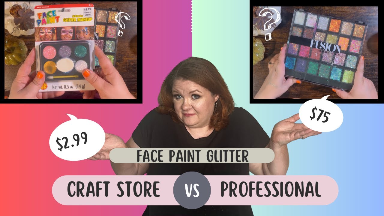 💖✨Cheap vs. Expensive - Glitter Face Paint Palettes 💖✨