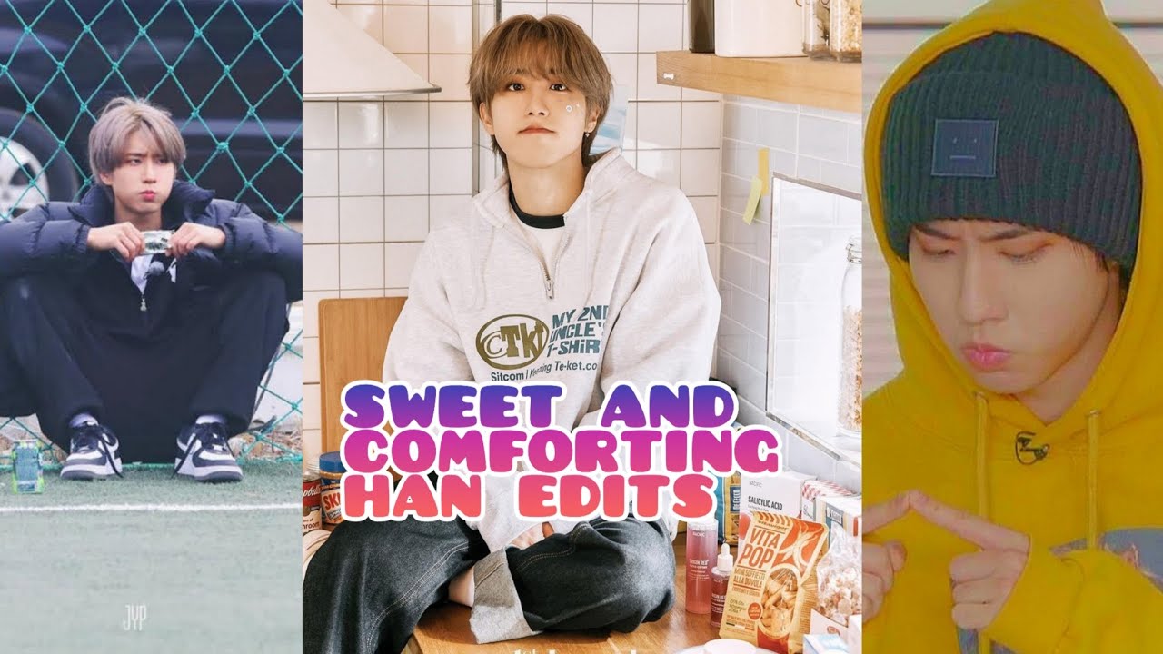 sweet and comforting han jisung skz tiktok edit compilation