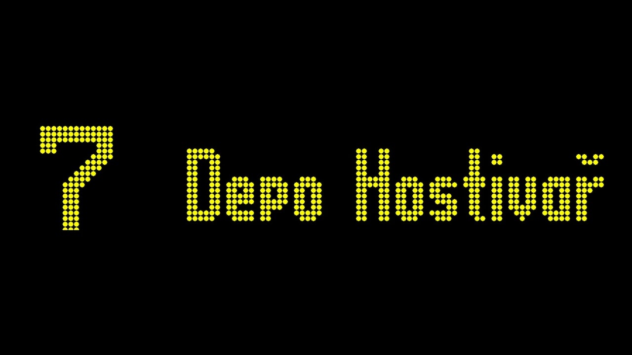 (Audio Hlášení) Linka 7 Radlická - Depo Hostivař