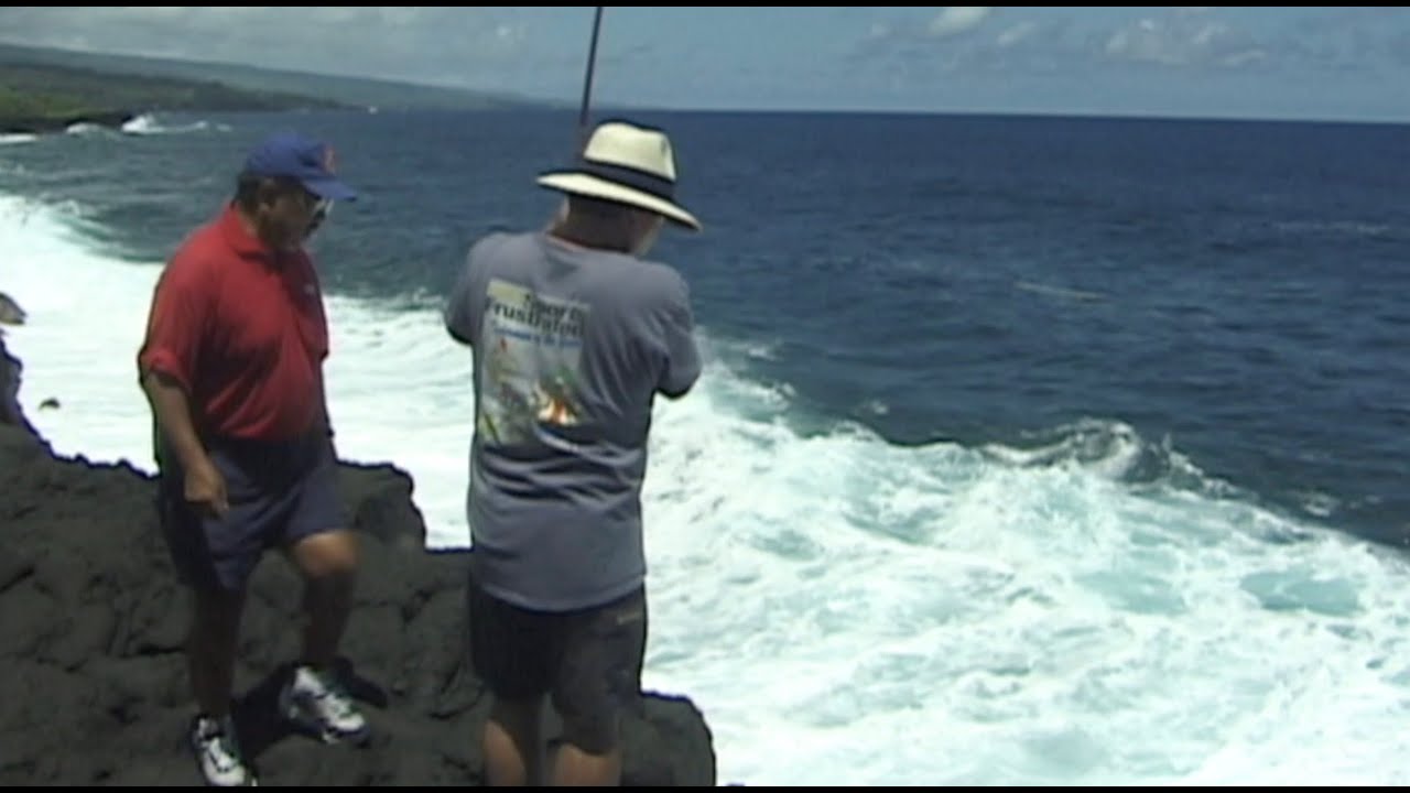 Fishing Tales - Shorefishing Action in Hana, Maui