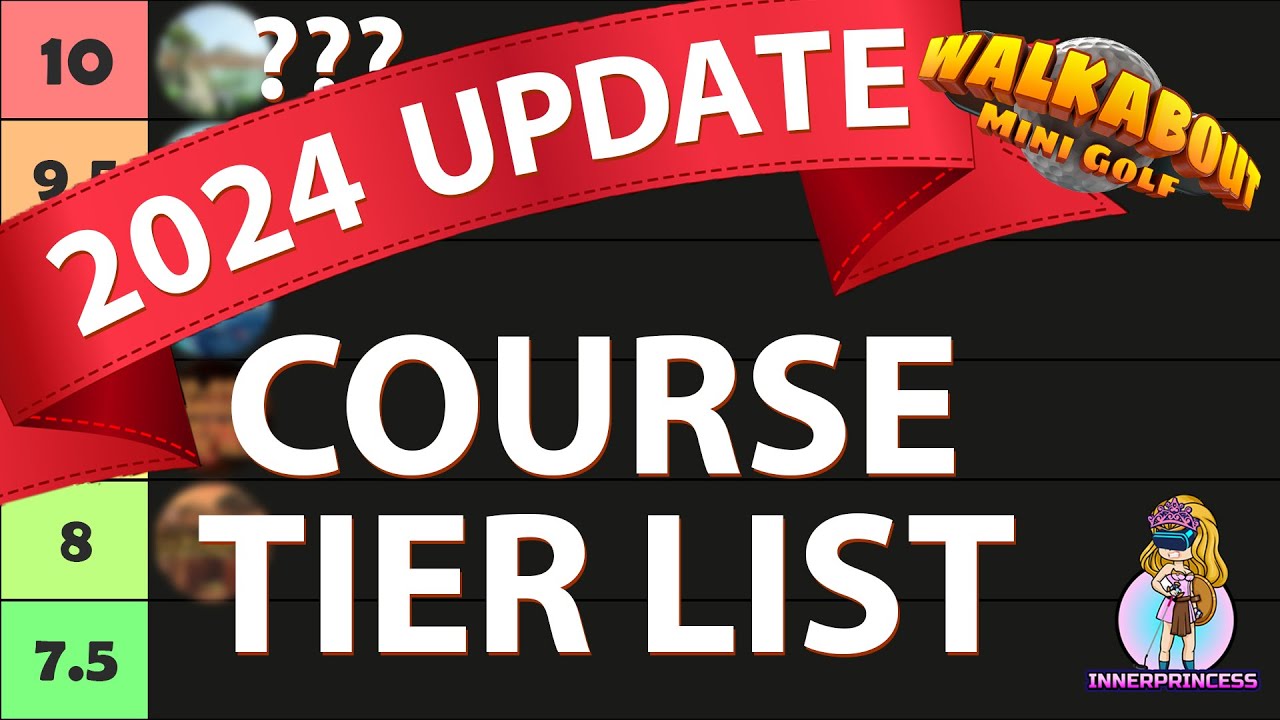 2024 Updated Tier List - Ranking this year's Walkabout Mini Golf Courses