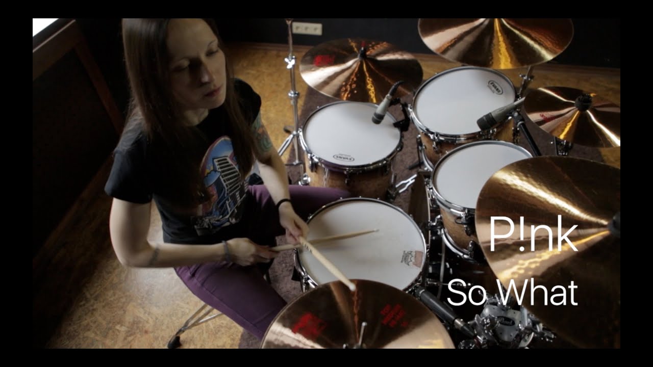 Pink - So What (drum cover by Vicky Fates)