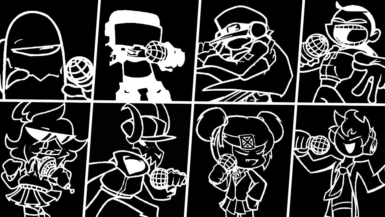 FNF Lights Down - But Every Turn A Different Character Sings It! | Vs Imposter V4