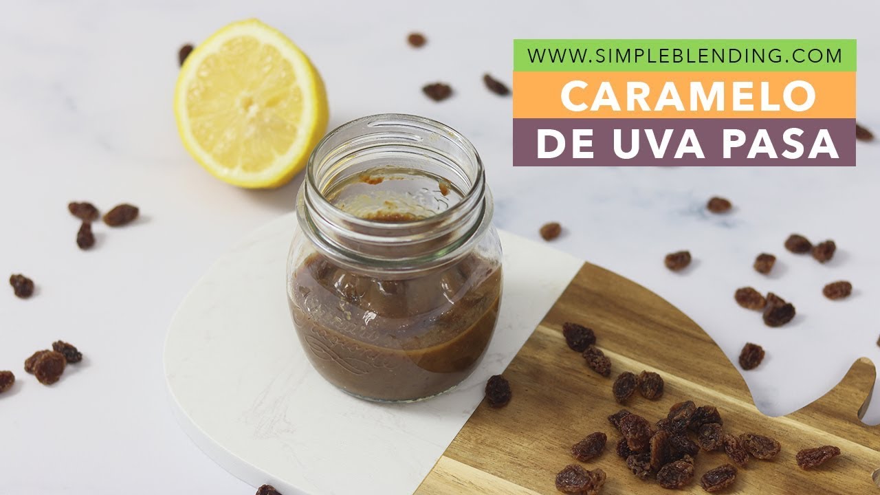 CARAMELO DE UVA PASA | Endulzante natural de uvas | Caramelo de fruta deshidratadas