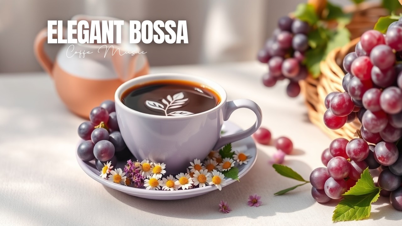 Spring Coffee Shop Jazz ☕ Relaxing Bossa Nova & Smooth Jazz for Peaceful Moments