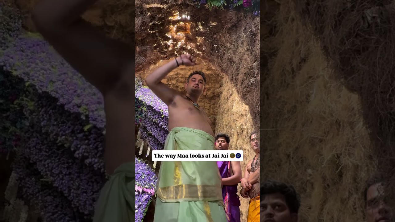 Maa 💕 jaijai 🧿 #radharaman #sripundrik #renukagoswami #shorts