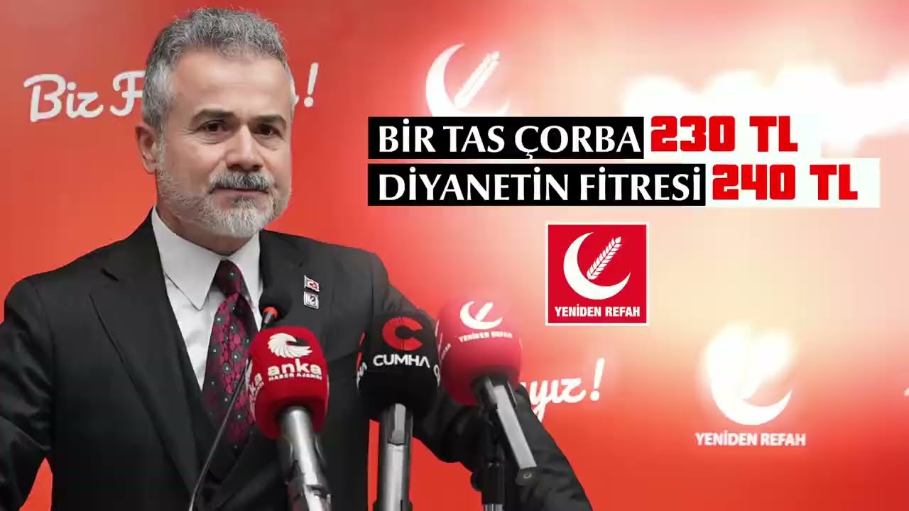 “Bir tas çorbanın fiyatı 230 lira; Diyanet’in belirlediği fitre bedeli ise 240 lira.”
