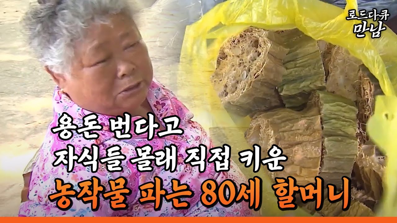 [로드다큐 만남 44회③] 용돈 번다고 자식들 몰래 직접 키운 농작물 파는 80세 할머니