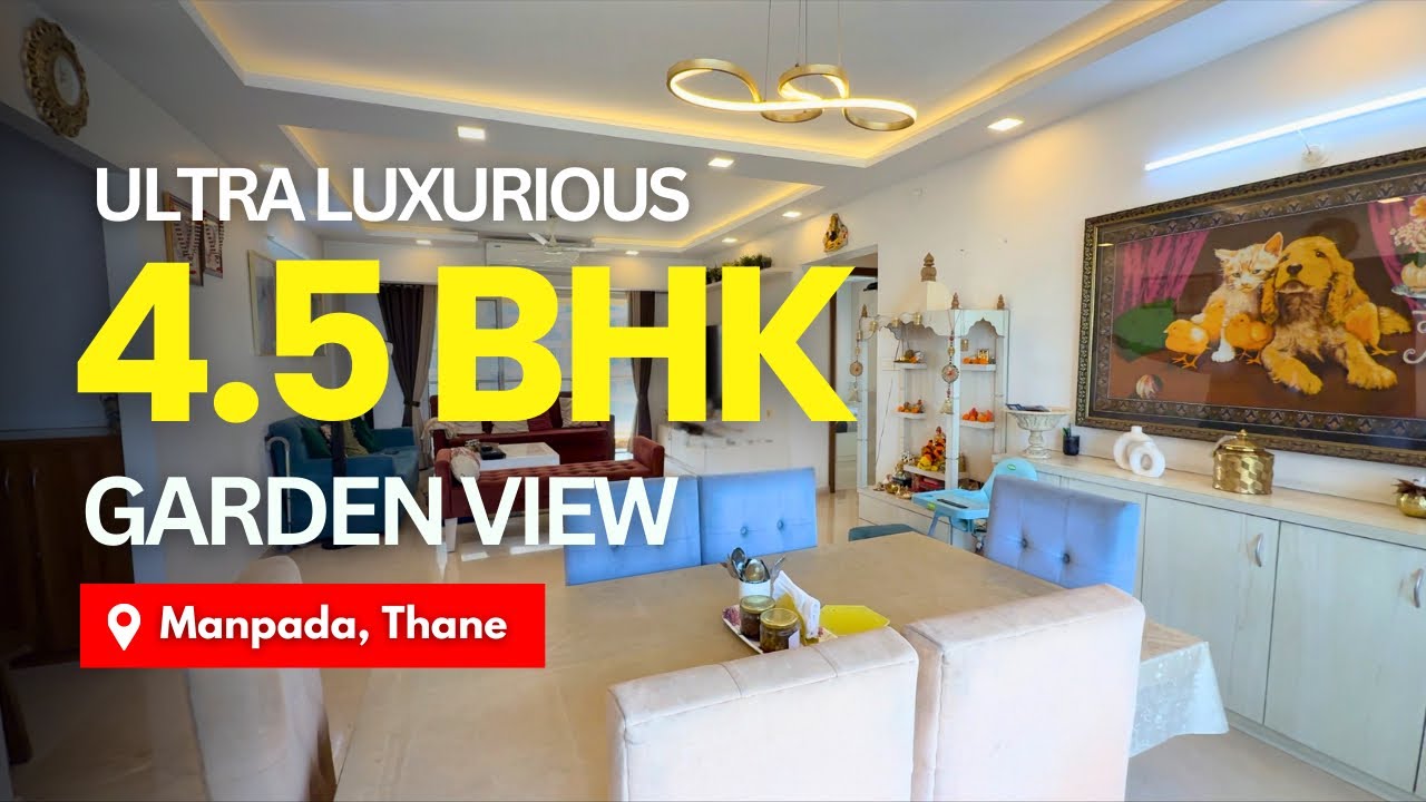 Luxury Living 4.5 BHK Balcony Apartment For Sale In Dosti Imperia, Manpada, Thane | Next to Metro
