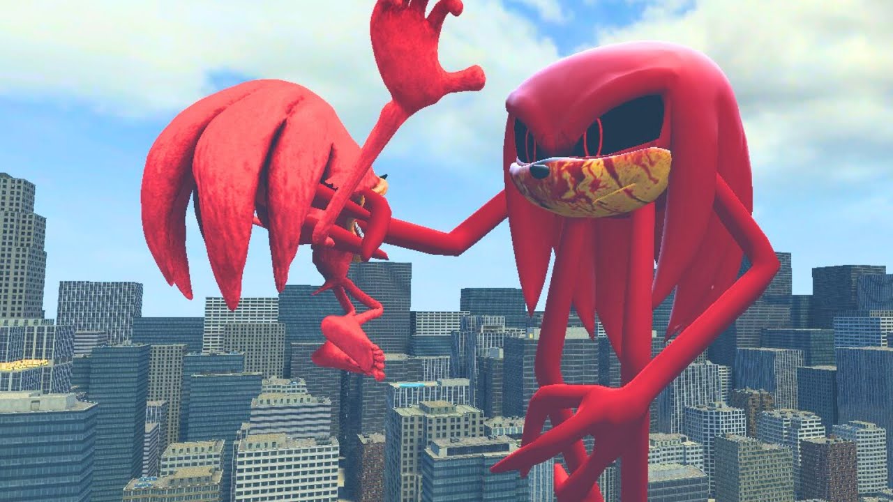 I BECOME NEW KNUCKLES.EXE SMILEY'S VS ALL SHIN SONIC TAPES in Garry's Mod!