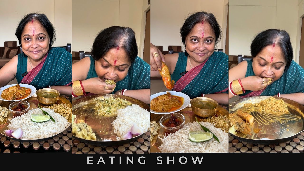 আজকে খেলাম চিংড়ি মালাইকারি থালি।