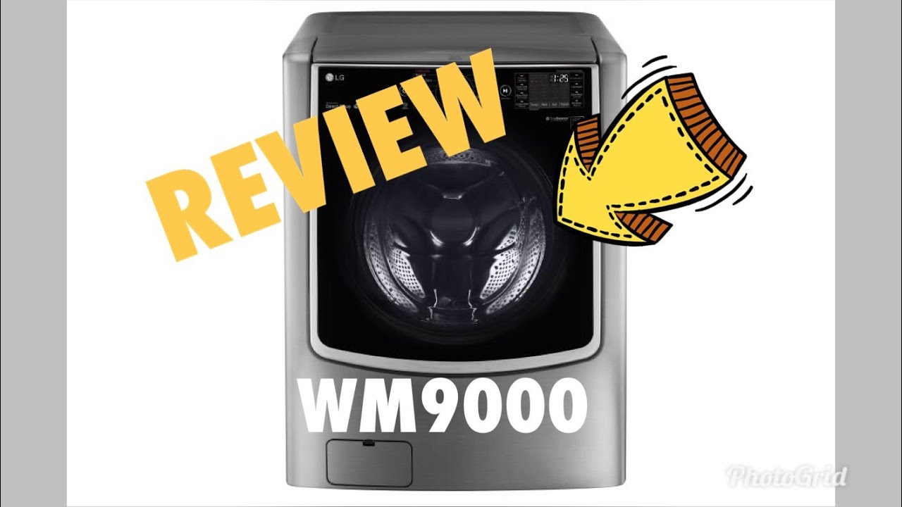 Обзор: LG WM9000 — огромная стиральная машина с фронтальной загрузкой от LG.