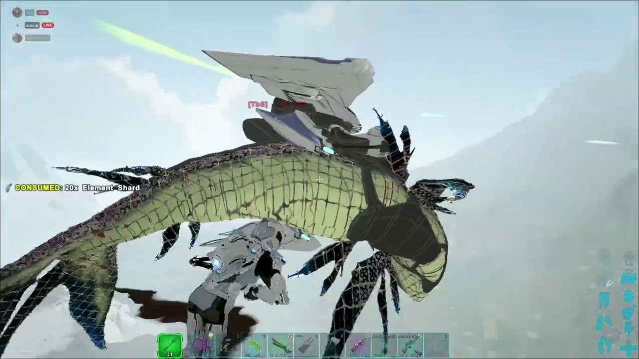 Ark Smalls PvP | Tek punching Wyverns and farming suits #10