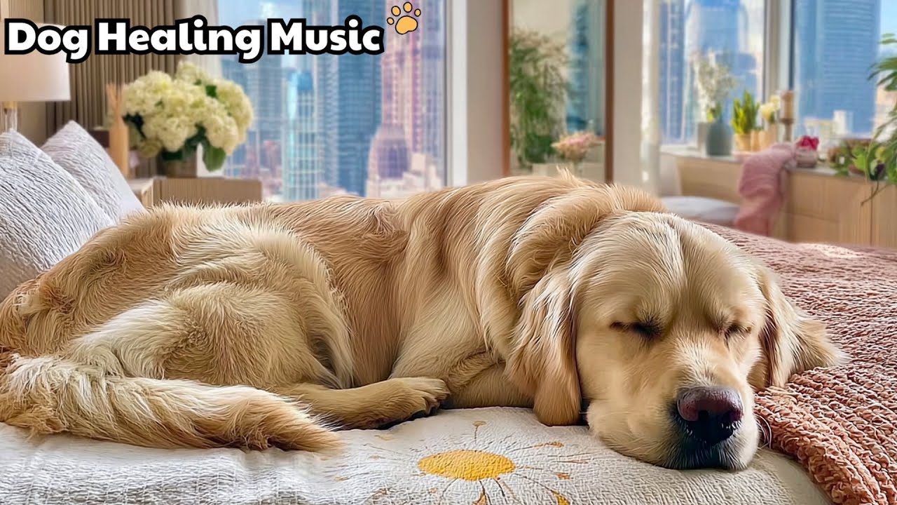 Relaxing Dog Music 🐾 Anxiety Relief Music For Dogs 🎧 Calming Music Easing Emotional Tension Softly