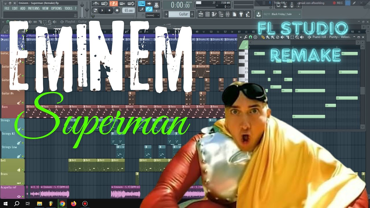 Eminem - Superman Instrumental [Remake On FL Studio]