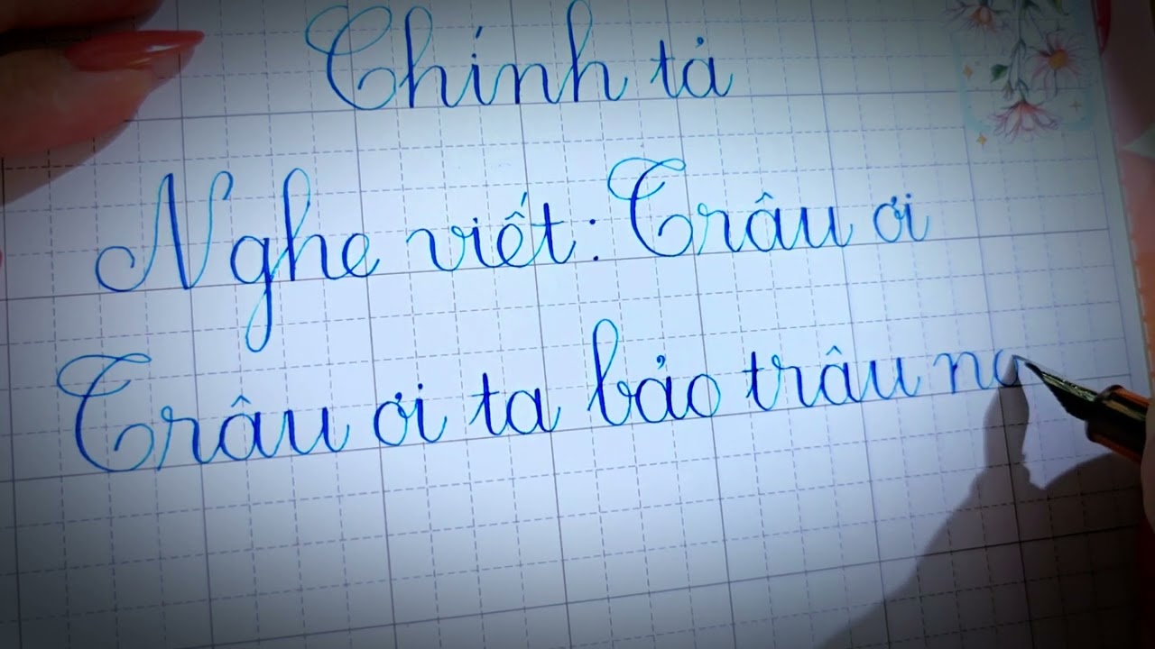 LUYỆN VIẾT CHÍNH TẢ CHỮ ĐỨNG | LUYỆN CHỮ ĐẸP | THANH THÚY SKY 