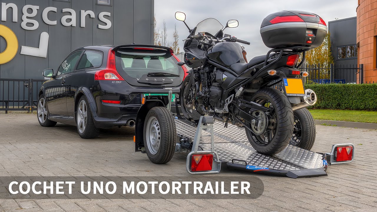 Cochet Uno motortrailer verlaagbaar bij Aanhangcars