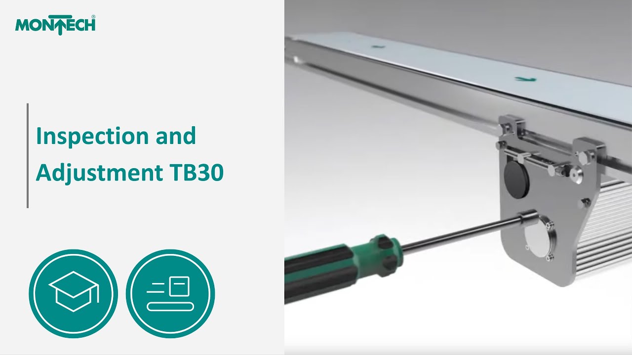 Inspection and adjustment - Belt conveyor TB30 | Montech