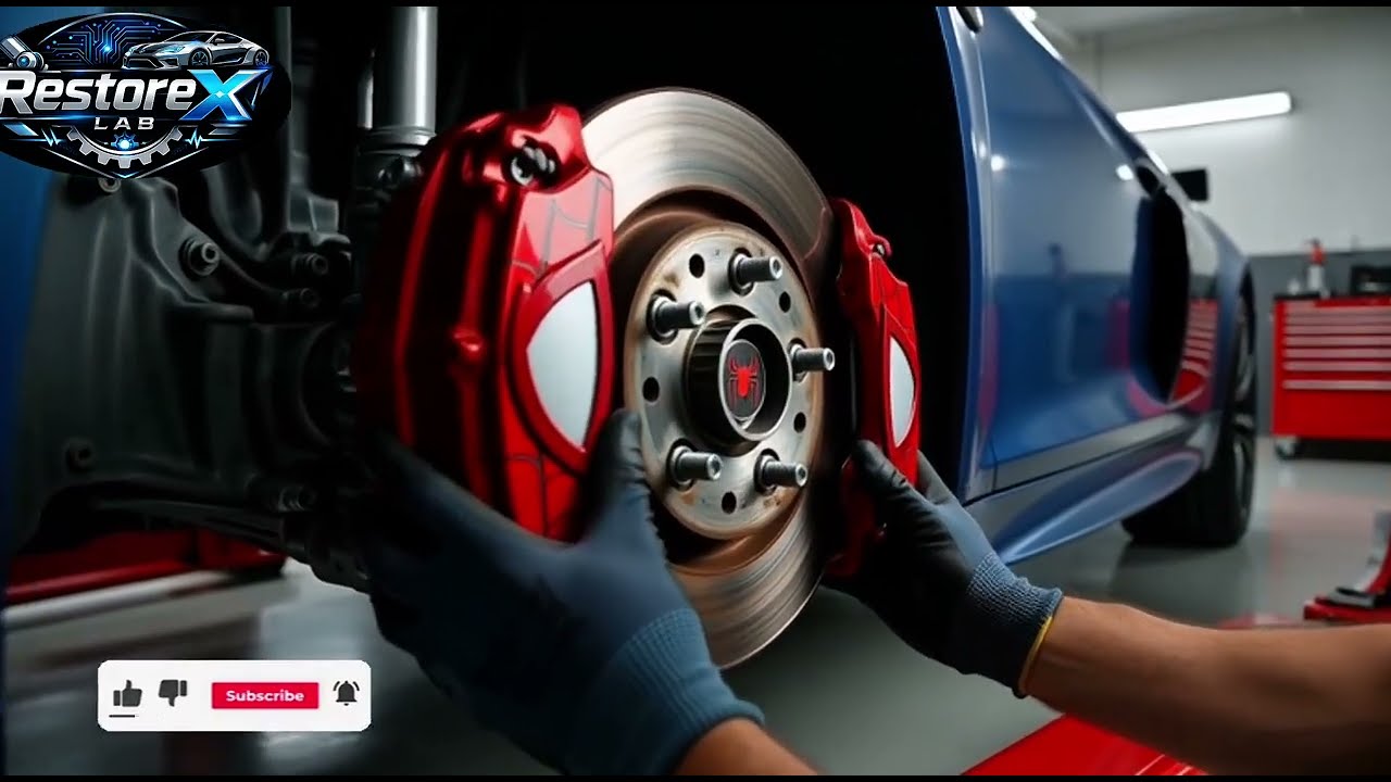 We found Spiderman car ASMR Car Restoration! Full Restoration of 2010 Audi R8 Spider-Man Edition
