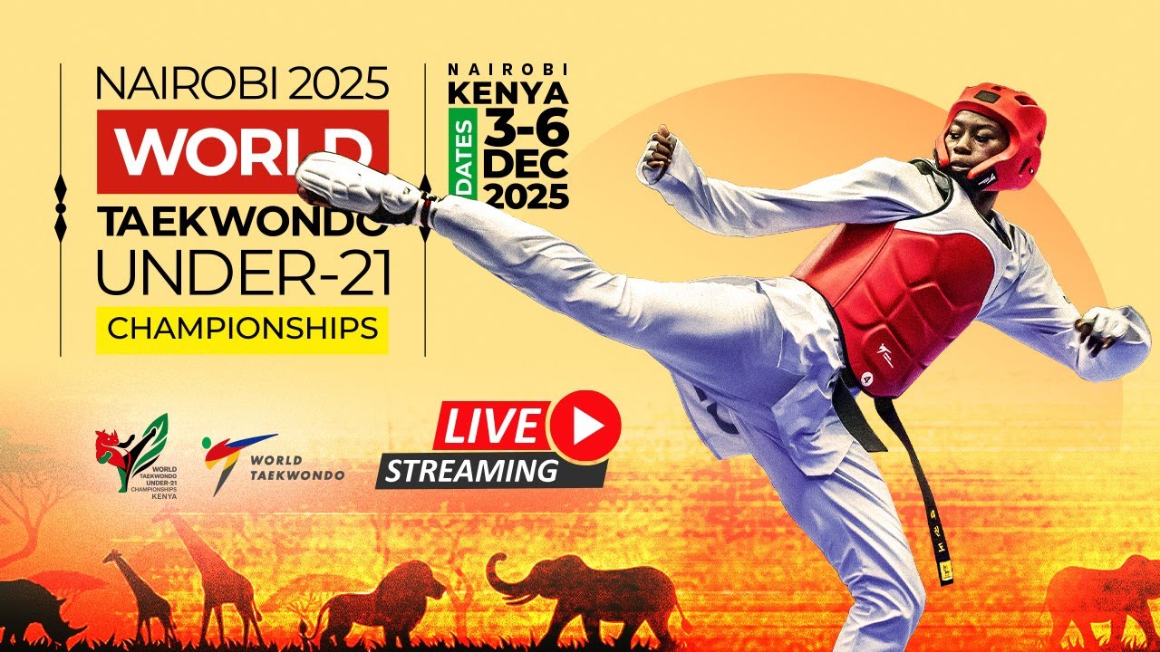 Day 2 Court 3 Qualification to Semi-Finals (W-57 W-73 M-63 M-80) | Nairobi 2025 WT U21 Championships