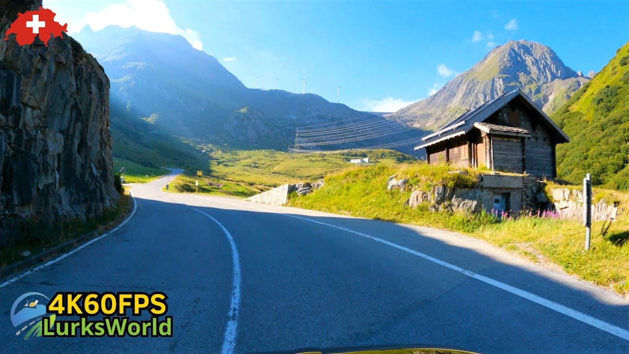 Driving in Switzerland - Ulrichen To Nufenenpass - 4K60 Road Trip