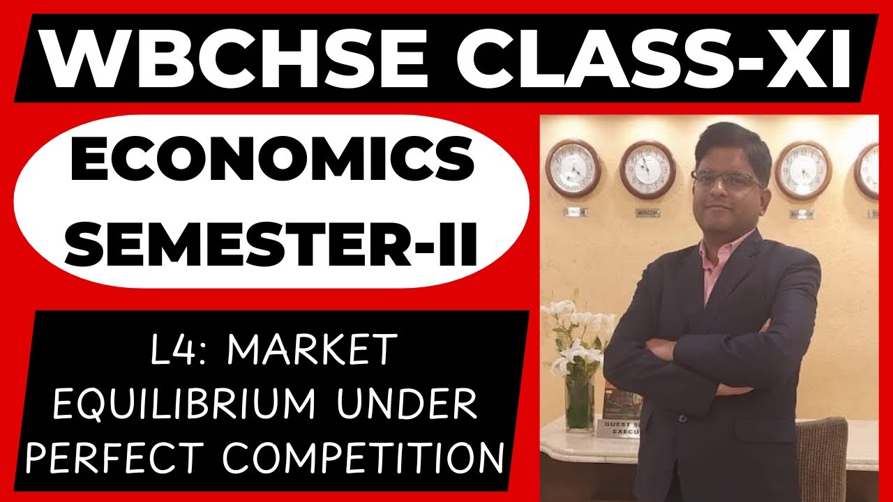 L4 | Market Equilibrium Under Perfect Competition  | 2024-25 | CLASS-XI | SEMESTER-II | WBCHSE