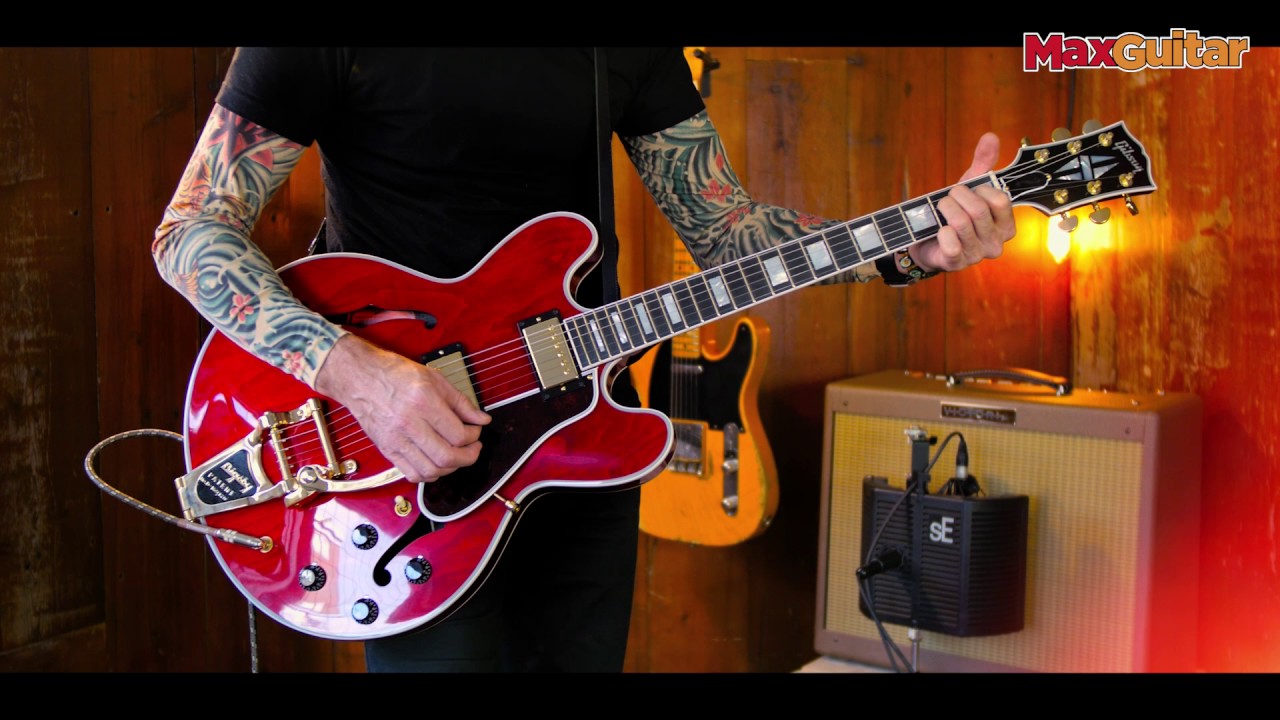 Max Guitar - Gibson Custom Shop ES-355 Bigsby Sixties Cherry