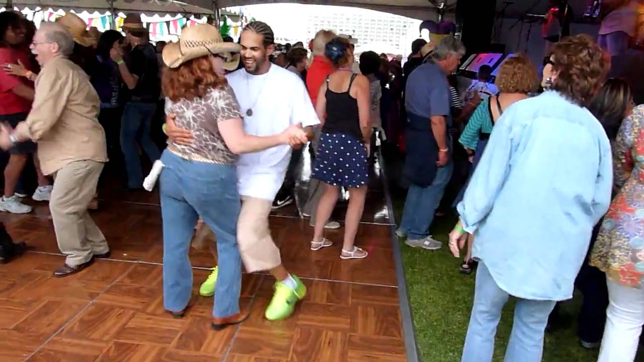 AJ Gibbs & Linda dancing to Brian Jack @ Gator by the Bay - 2011