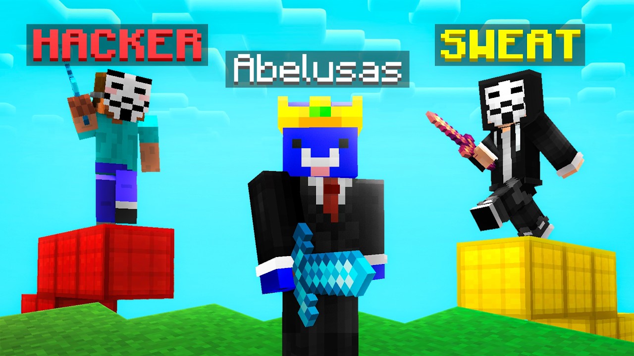 Je Tryhard contre des Cheaters et des Pros en Bedwars ! Hypixel Bedwars FR