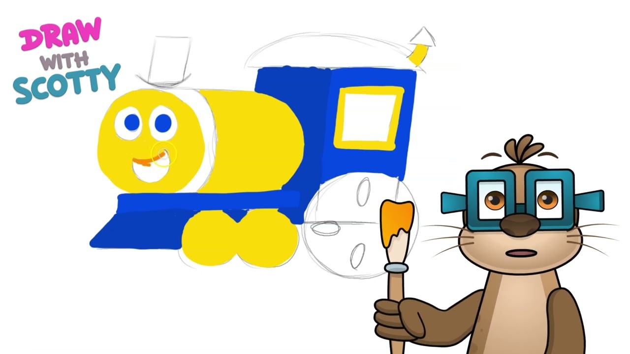 Bob the Train | Learn How to Draw Bob the Train for Kids