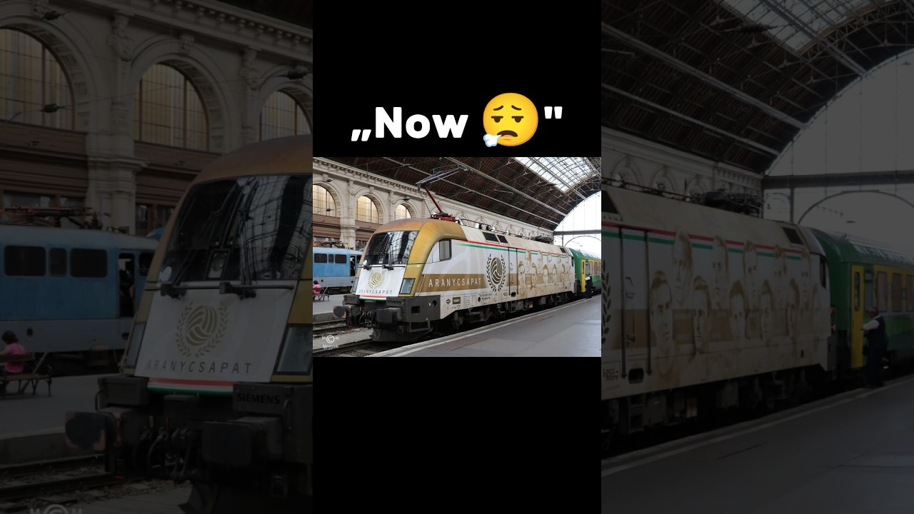 Hungarian Railway now VS then #shorts