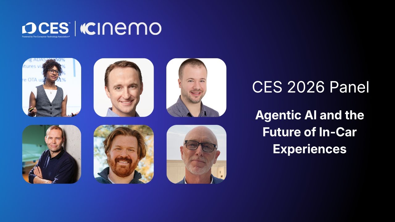 Agentic AI and the Future of In-Car Experiences - Cinemo CES 2026