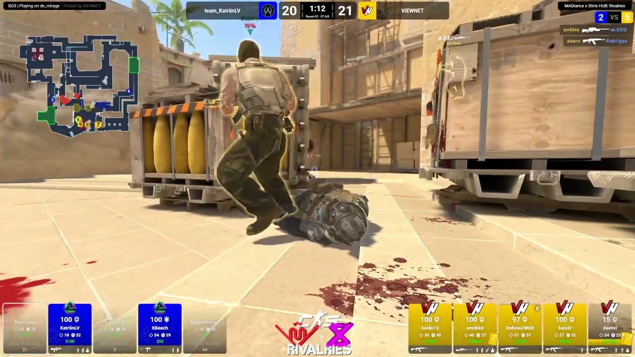 🏆 MADiance x Stirix HUB: Rivalries Counter Strike 2 Turnīrs 💥| MADiance Grupa | Day 3 | Part