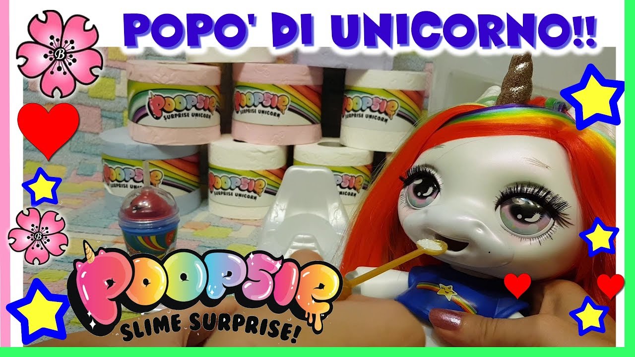 POOPSIE! La cacchina di Unicorno è di SLIME!! Unboxing by Lara e Babou