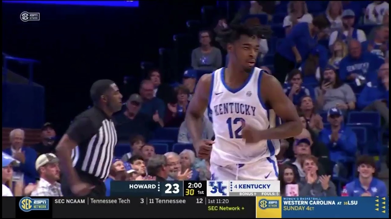 Antonio Reeves 22pts In Kentucky Debut! | Vs Howard