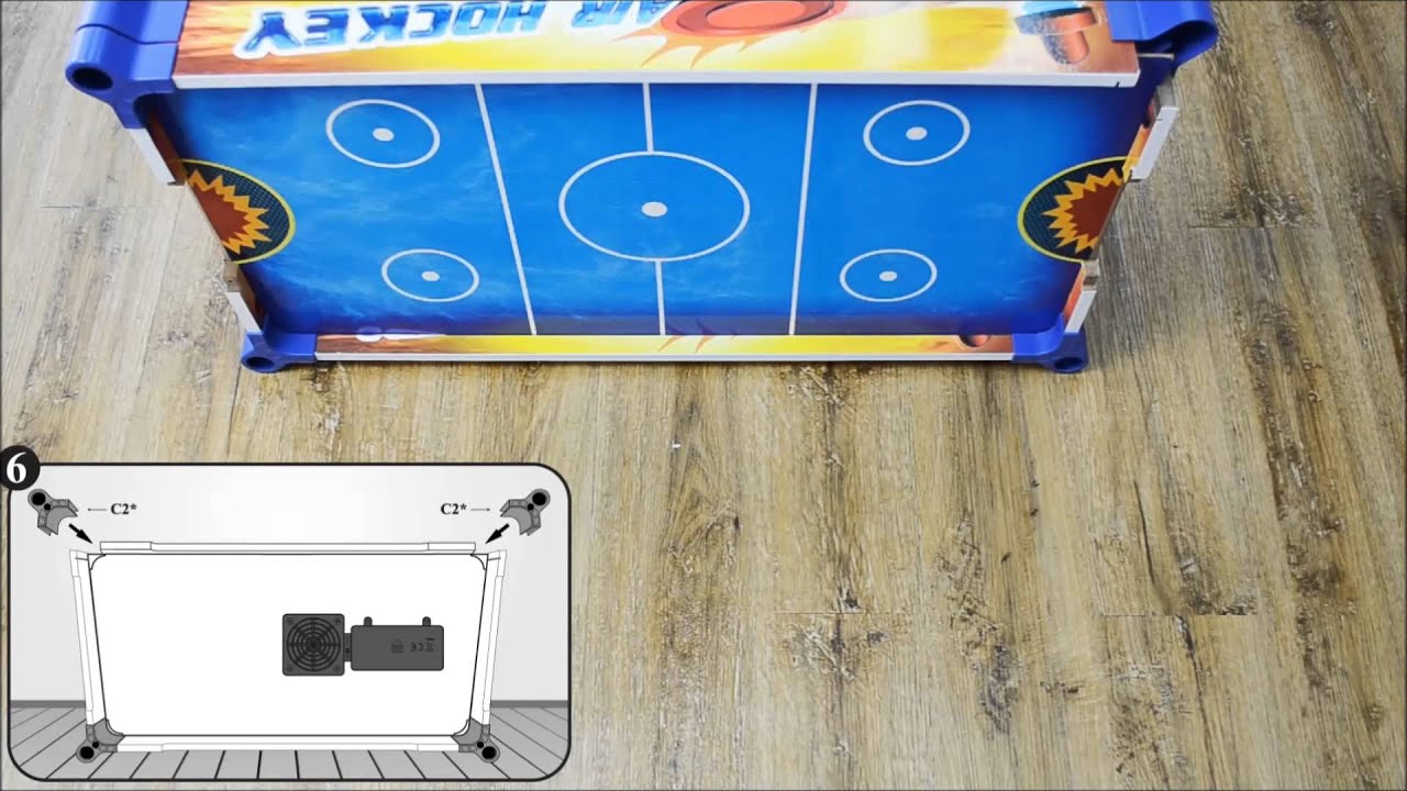 ASSEMBLY VIDEO: MA8151 - 32&rdquo; 2 IN 1 Table & Tabletop Air Hockey